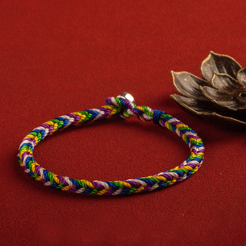 "May everything go your way" Lucky Multicolored Bracelet