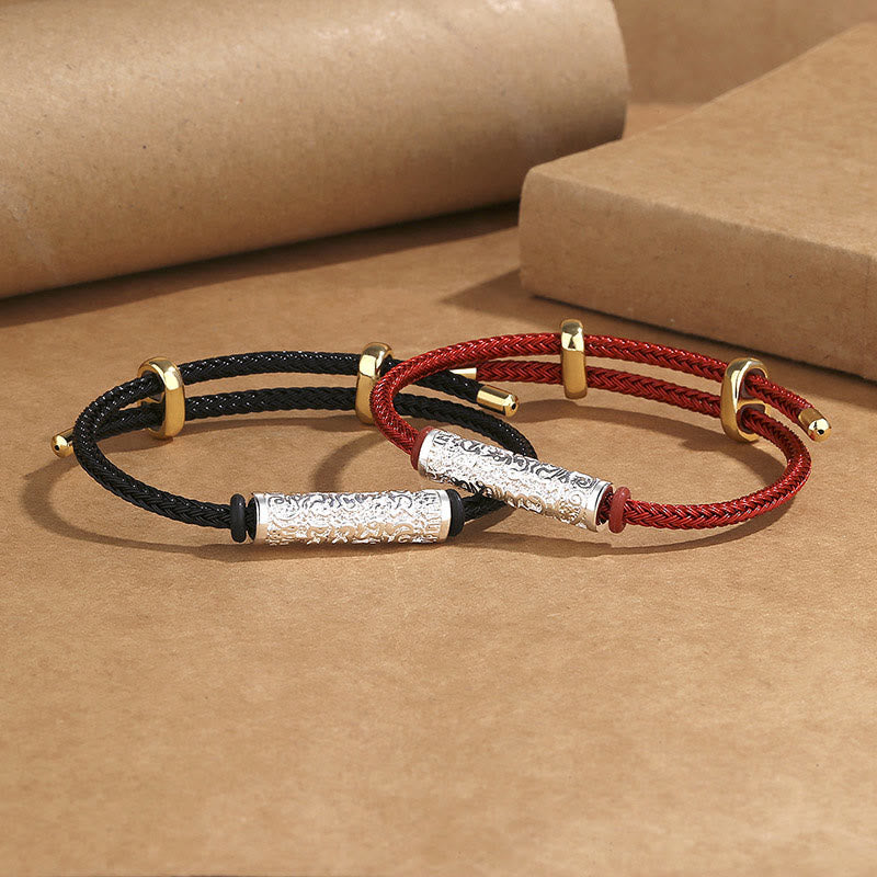 Tibet Handmade Tai Sui Rope Protection Strength Braided Bracelet