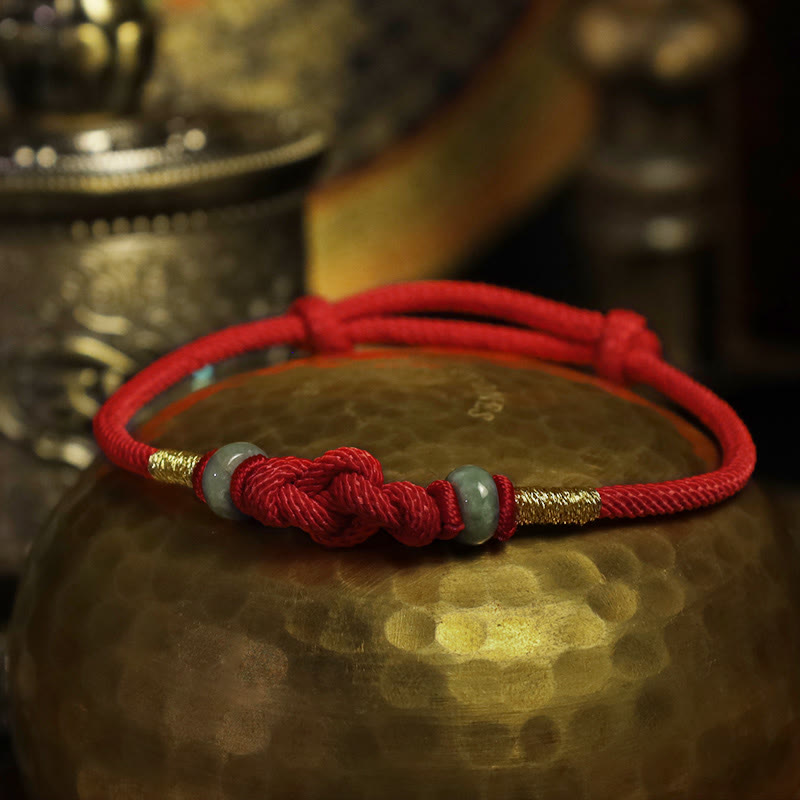 "May Harmony and Good Fortune Be With You" Bracelet Includes Gift Message Card