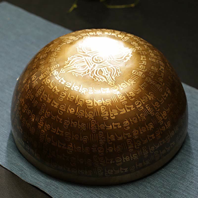 Sutra Singing Bowl Handcrafted for and Meditation Positive Energy Sound Bowl Set
