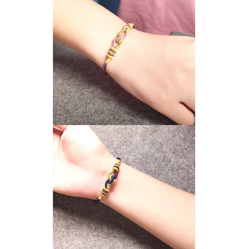 Handmade Knotting Faith Strength Braid String Bracelet