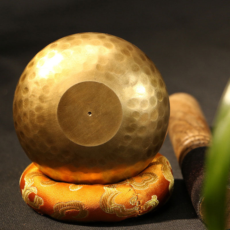 Tibetan Sound Bowl Handcrafted for Relaxation and Mindfulness Meditation Singing Bowl Set