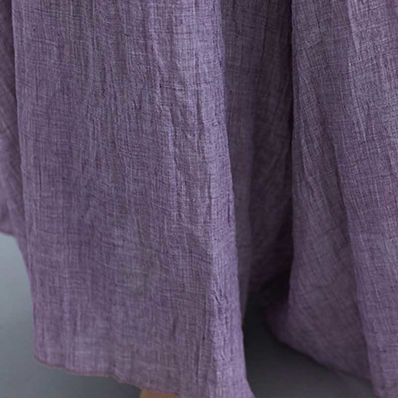 Women Casual Loose Cotton Linen Wide Leg Pants For Yoga Dance