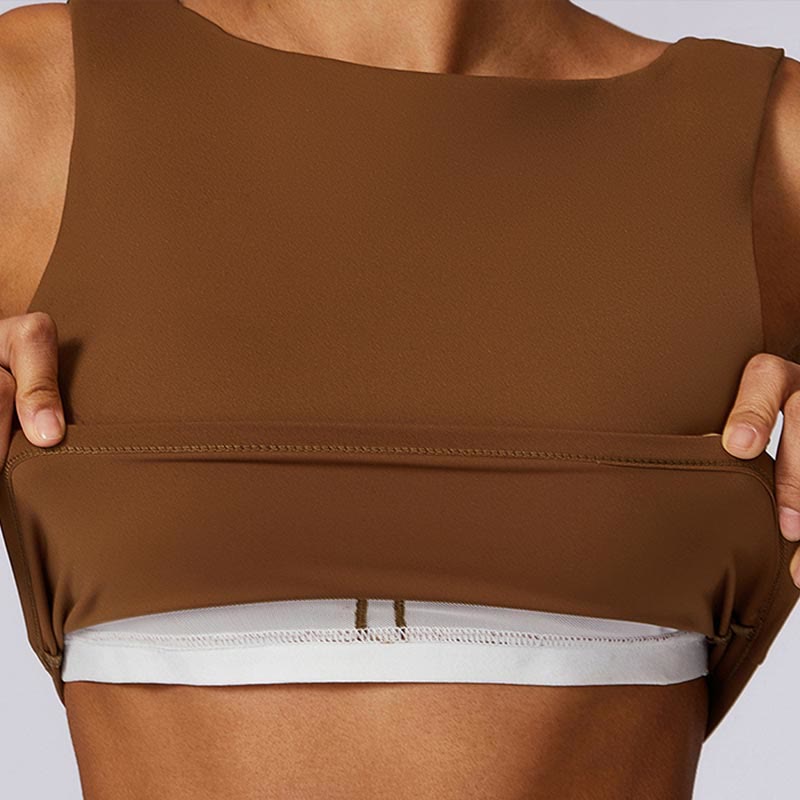 Sleeveless Backless Strap Tank Top Bra Flared Pants Sports Fitness Yoga