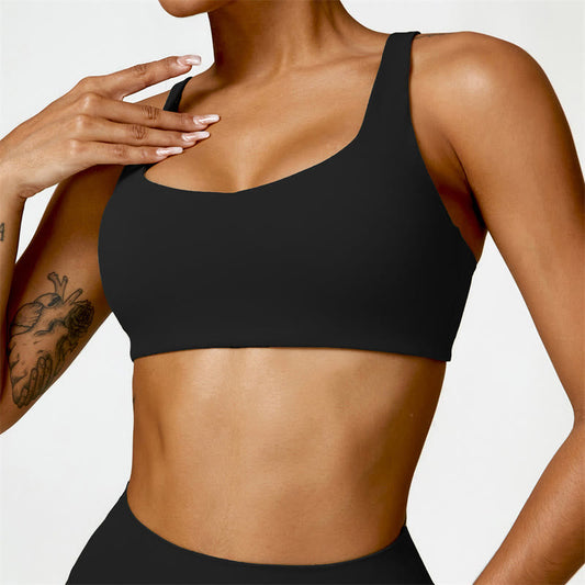Gym Sports Yoga Backless Bra Crop Tank Top Shorts