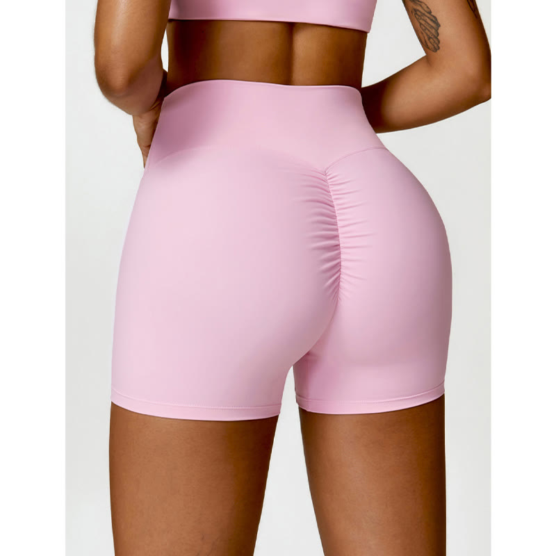 Gym Sports Yoga Backless Bra Crop Tank Top Shorts