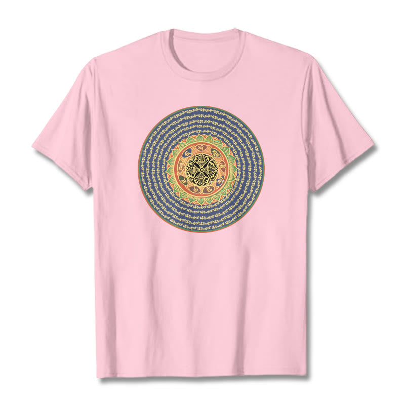 108 Om Mani Padme Hum Mantra Sanskrit Tee T-shirt