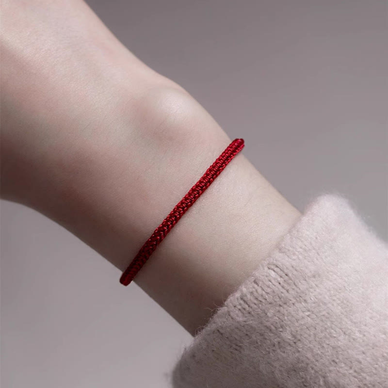 Red String Jade Connection Bracelet