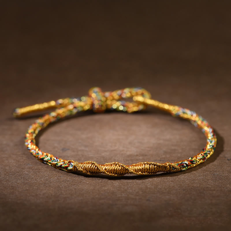 Handmade Chinese Zodiac Luck Strength Braided Rope Bracelet