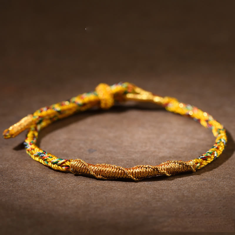 Handmade Chinese Zodiac Luck Strength Braided Rope Bracelet