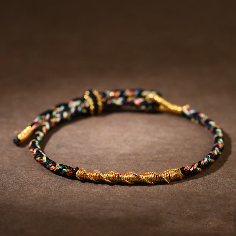 Handmade Chinese Zodiac Luck Strength Braided Rope Bracelet
