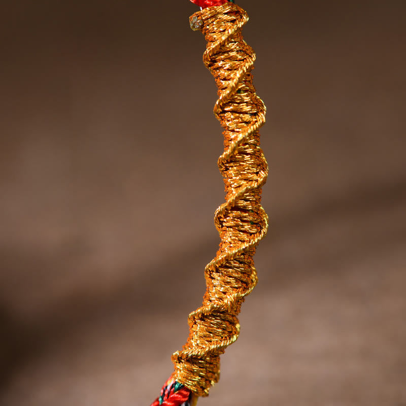 Handmade Chinese Zodiac Luck Strength Braided Rope Bracelet