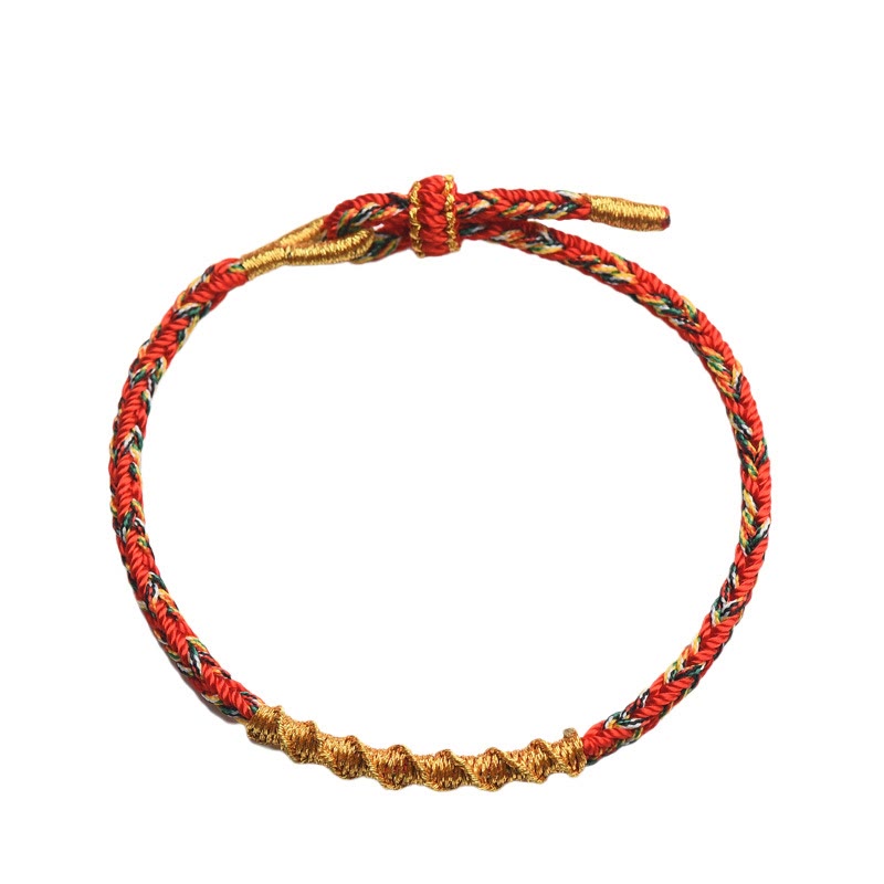 Handmade Chinese Zodiac Luck Strength Braided Rope Bracelet