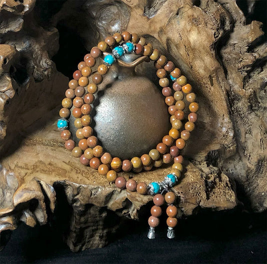 108 Mala Beads Bian Stone Bracelet
