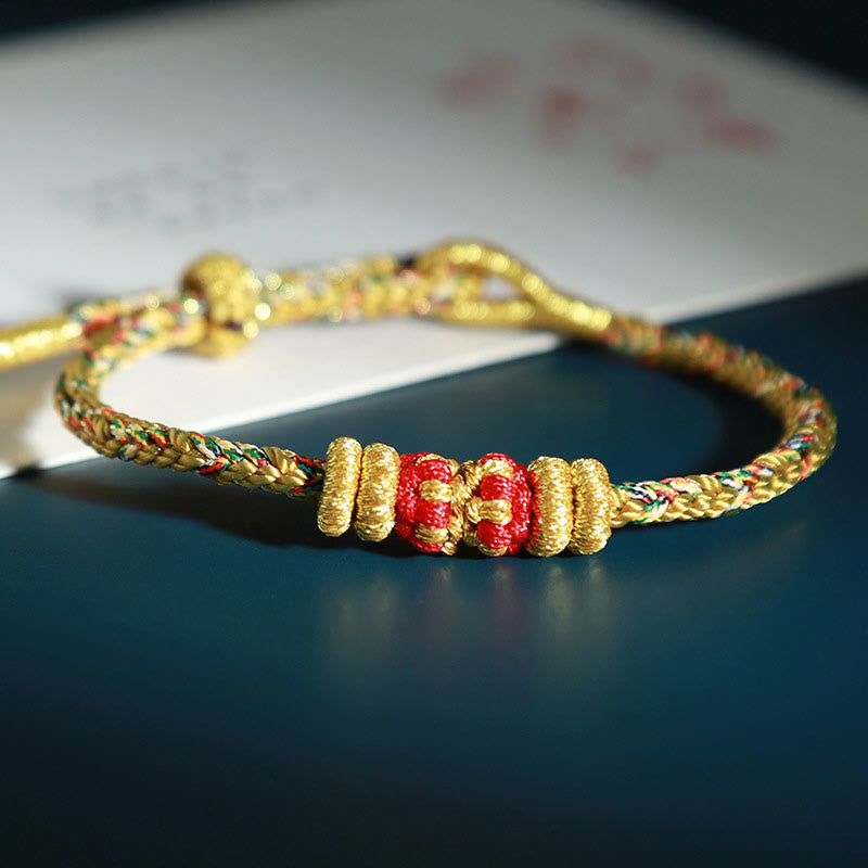 Chinese Zodiac Colorful Strings Luck Bracelet