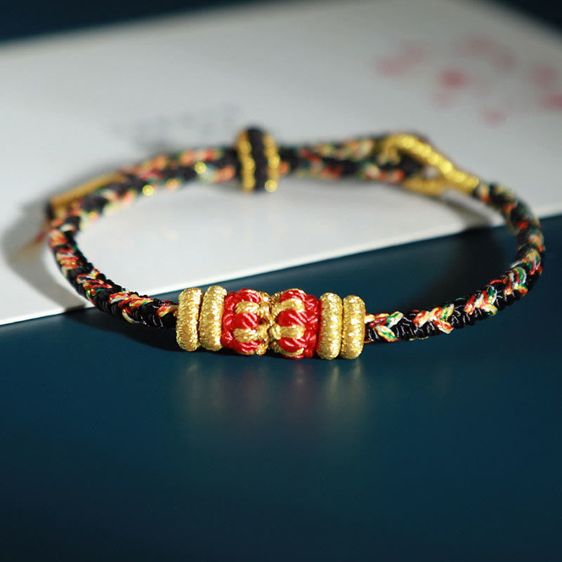 Chinese Zodiac Colorful Strings Luck Bracelet