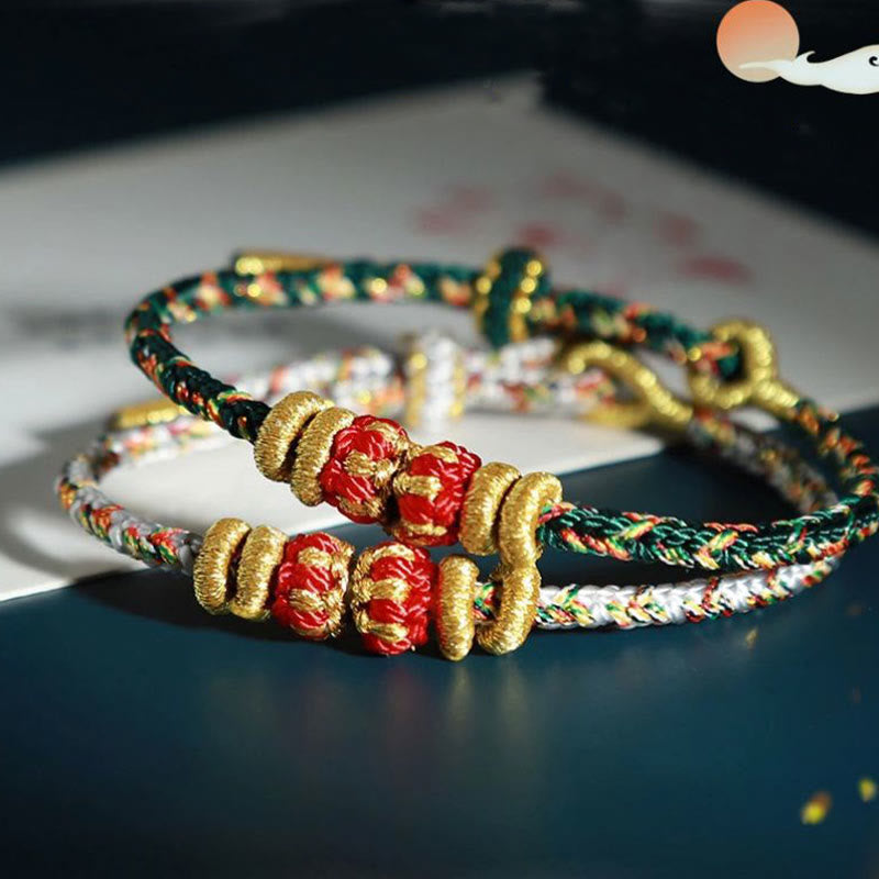 Chinese Zodiac Colorful Strings Luck Bracelet