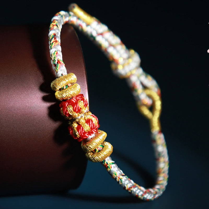 Chinese Zodiac Colorful Strings Luck Bracelet