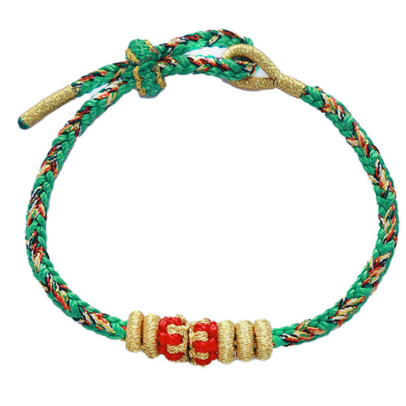 Chinese Zodiac Colorful Strings Luck Bracelet