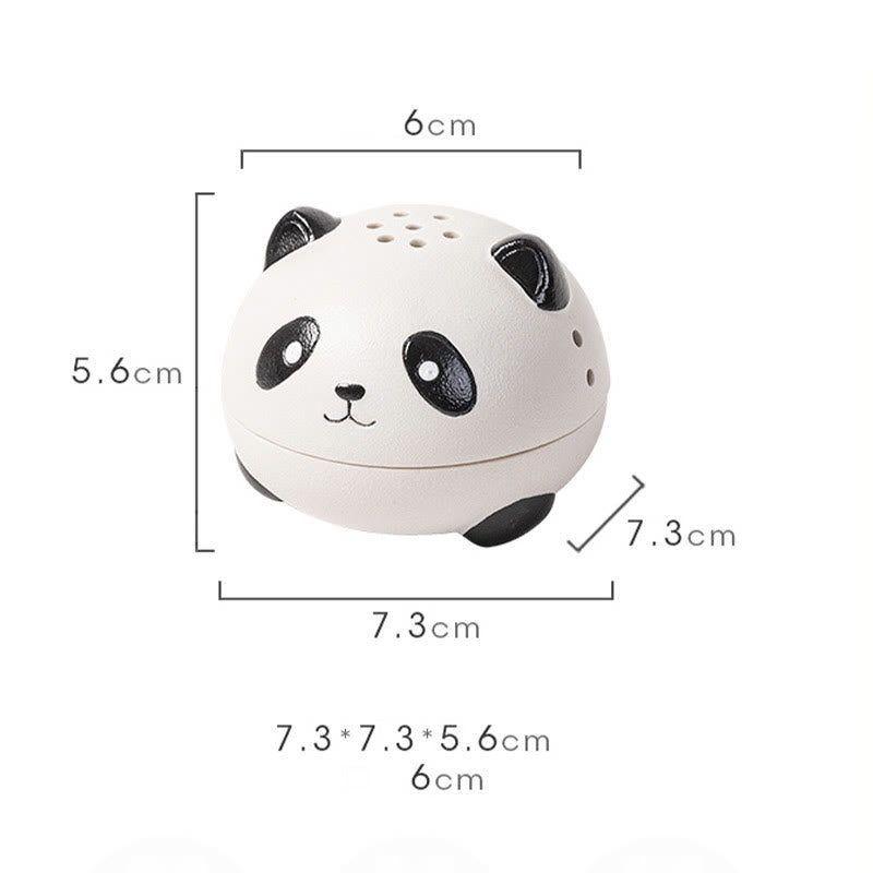 Cute Panda Ceramic Incense Burner Desk Decoration