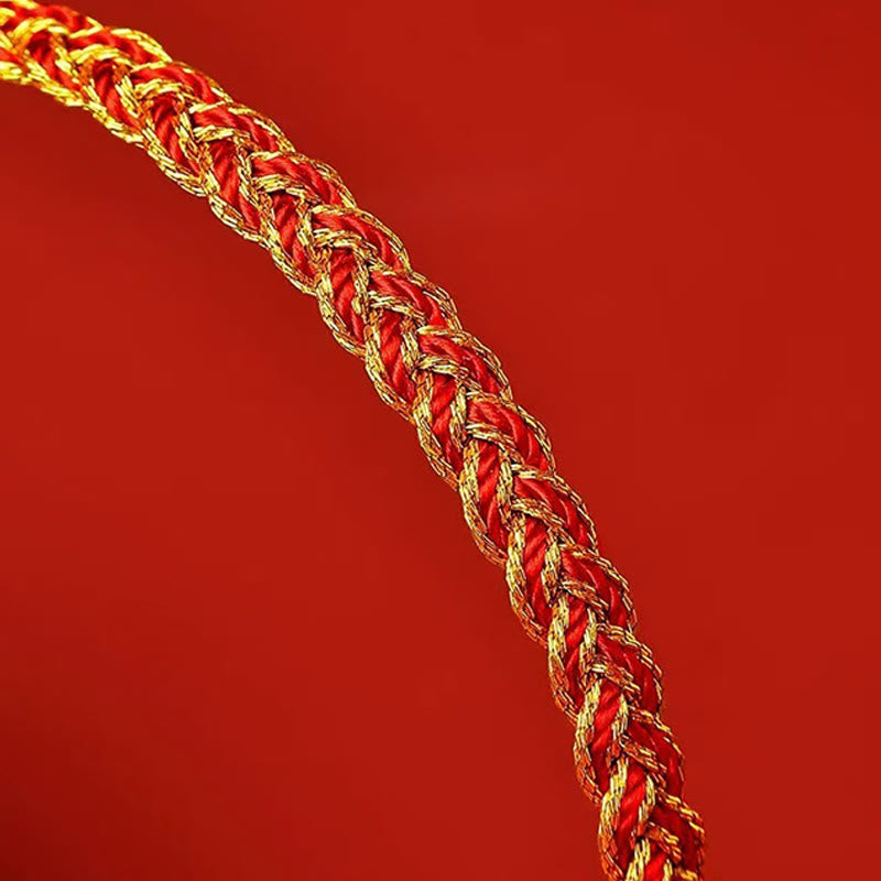 Red String Yellow String Luck Bracelet