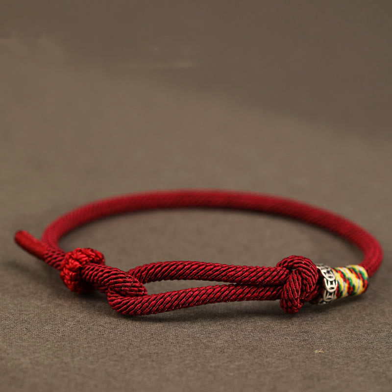 Red String 925 Sterling Silver 999 Sterling Silver Coin Luck Bracelet