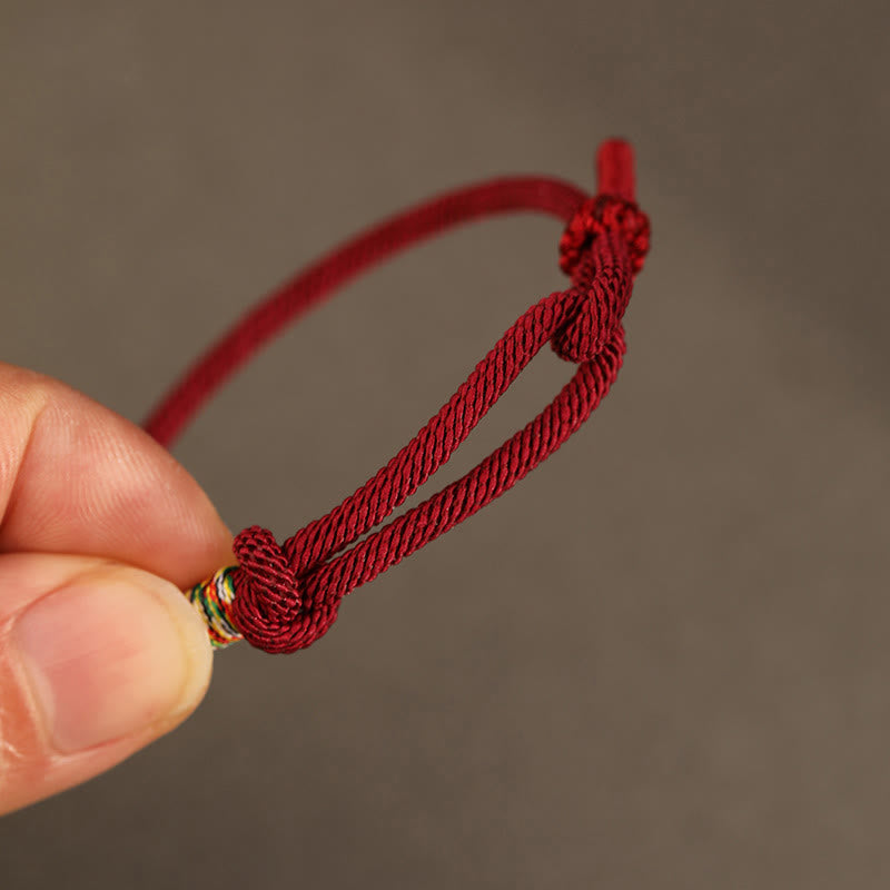 Red String 925 Sterling Silver 999 Sterling Silver Coin Luck Bracelet