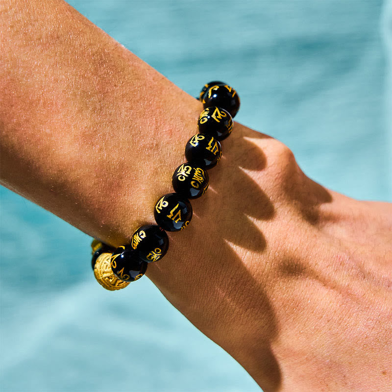 FengShui PiXiu Obsidian Wealth Bracelet