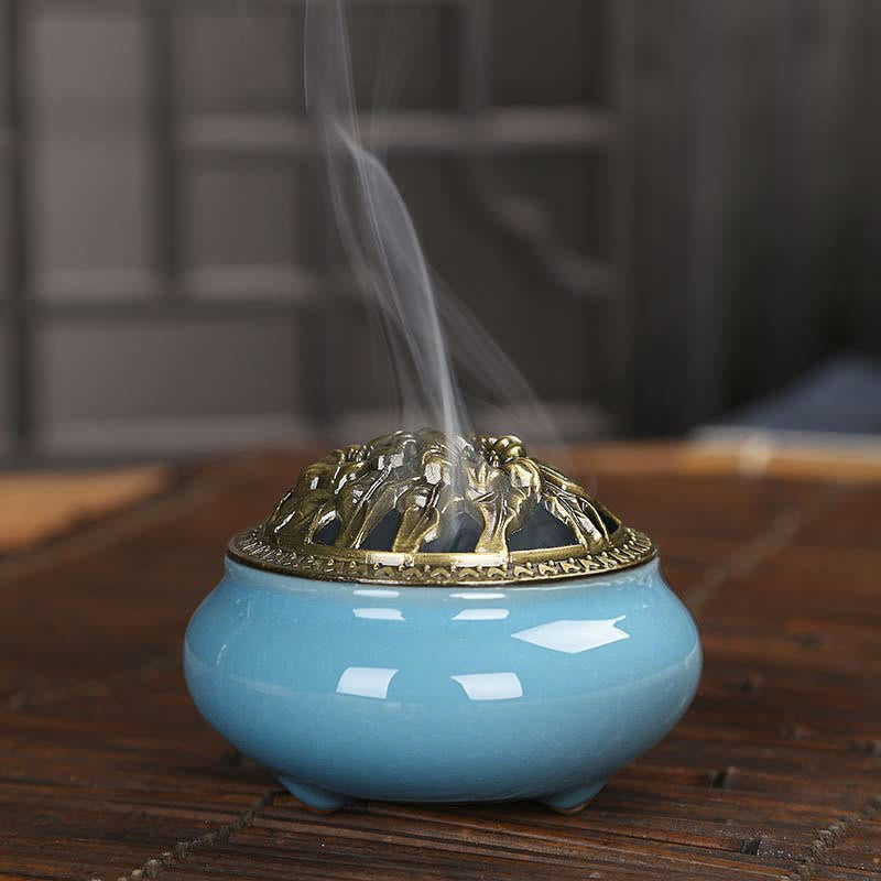 Colorful Ceramic Incense Burner