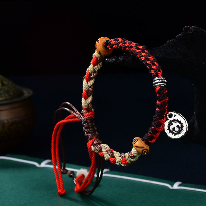 Tibetan Hand-woven Garuda String Luck Bracelet