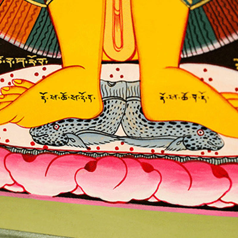 Tibetan Thangka Painting Handmade Decoration(Random Style)