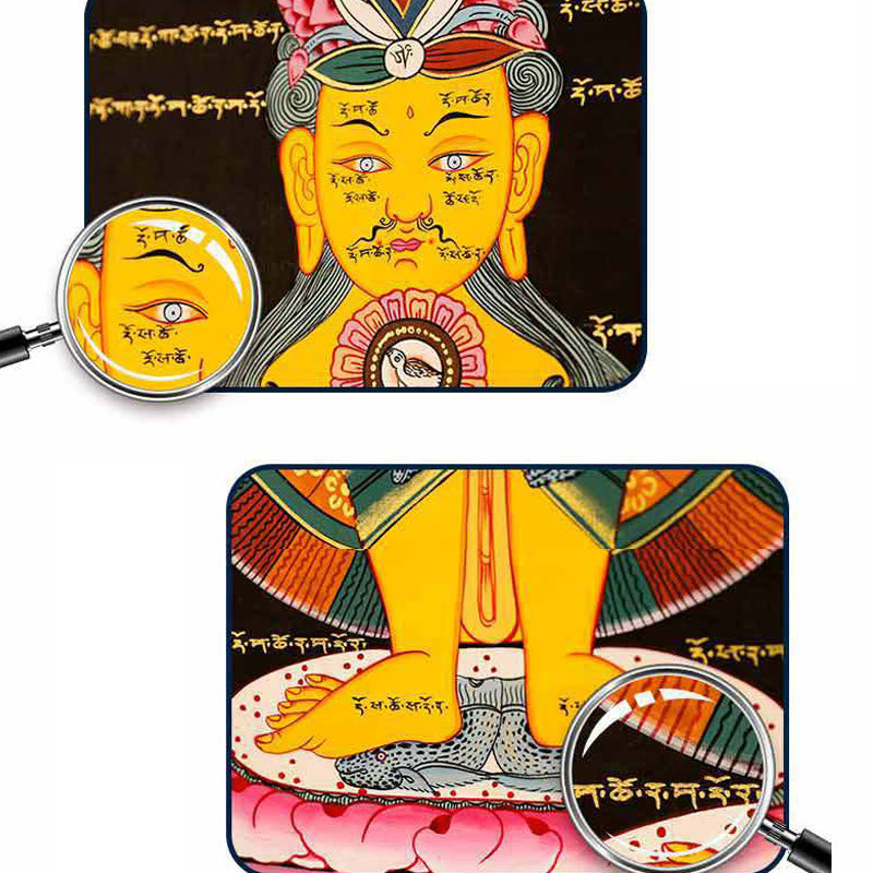 Tibetan Thangka Painting Handmade Decoration(Random Style)