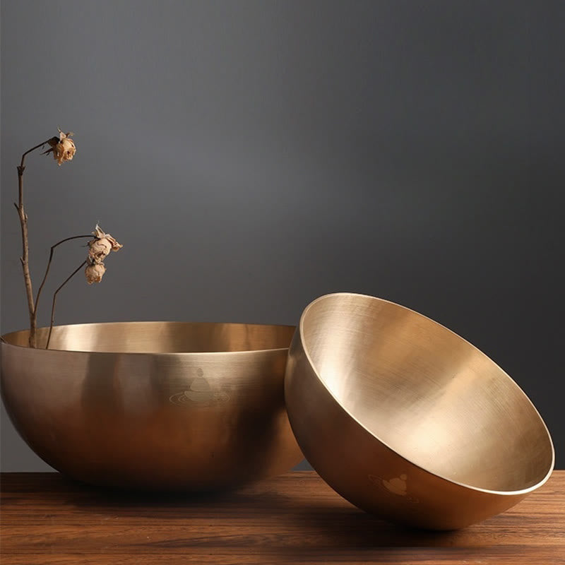 Handmade Nepal Golden Singing Bowl for and Meditation Sound Bowl Set