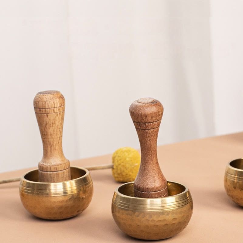 Handmade Mini Small Singing Bowl for and Meditation Sound Bowl Set 1.57*0.98 IN