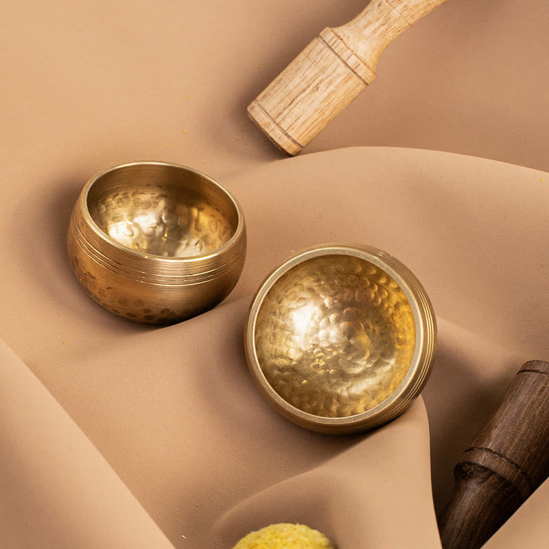 Handmade Mini Small Singing Bowl for and Meditation Sound Bowl Set 1.57*0.98 IN
