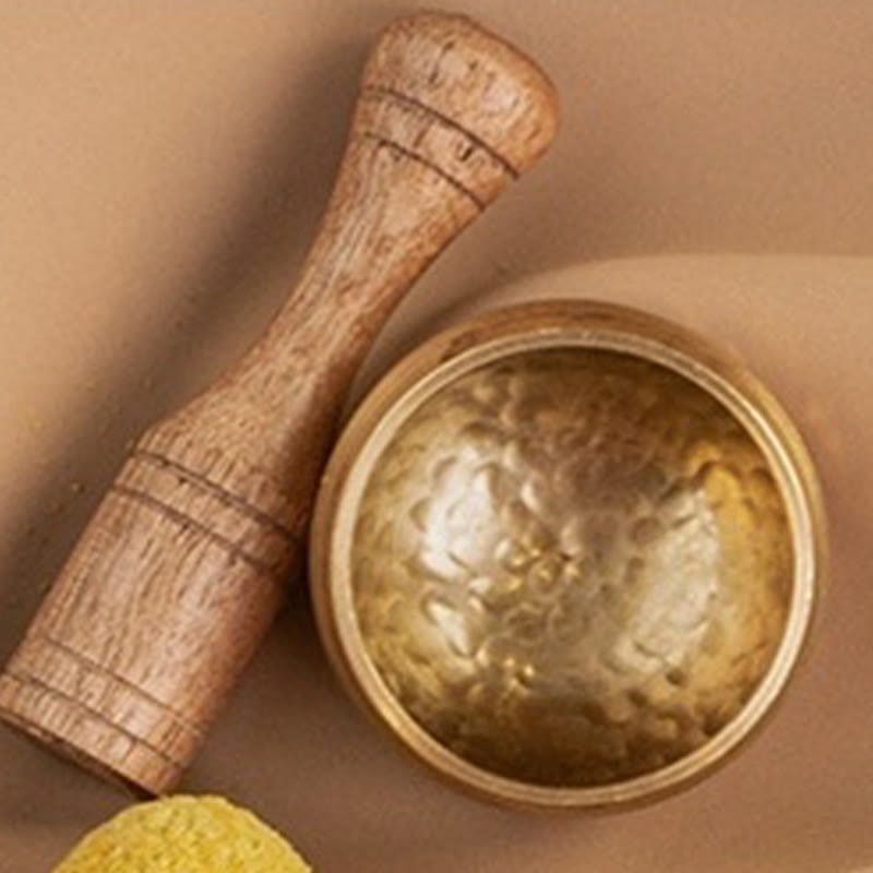 Handmade Mini Small Singing Bowl for and Meditation Sound Bowl Set 1.57*0.98 IN