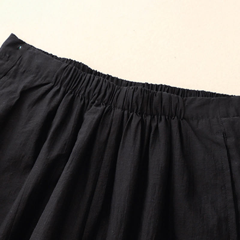 Casual Simple Design Women's Harem Pants With Pockets