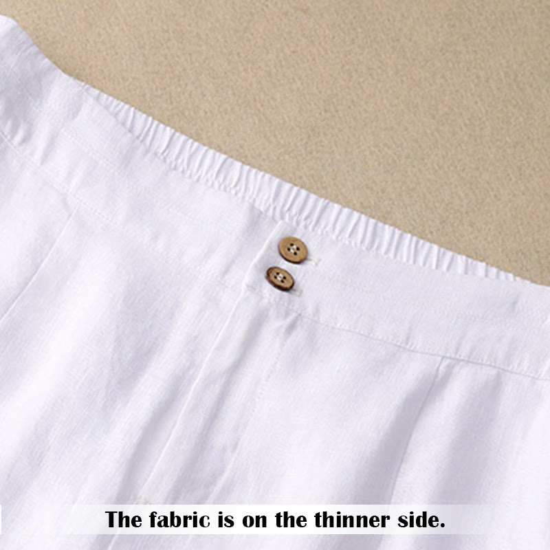 Summer Casual Simple Zipper Design Women's Wide Leg Pants With Pockets