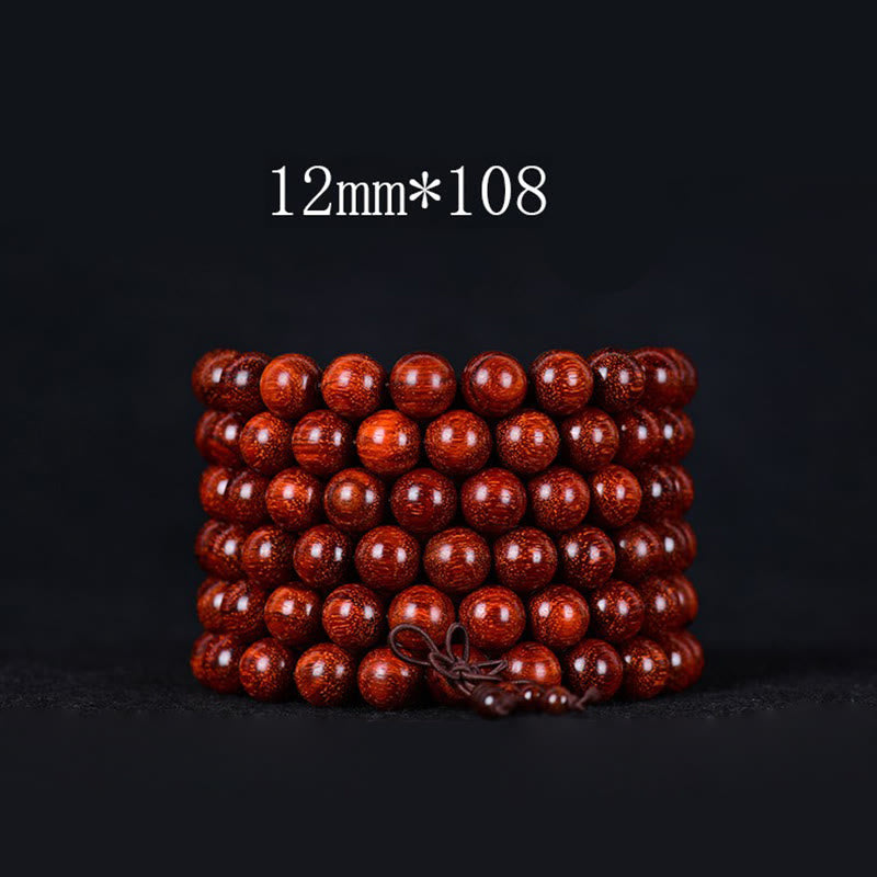 Tibetan Small Leaf Red Sandalwood Balance Bracelet