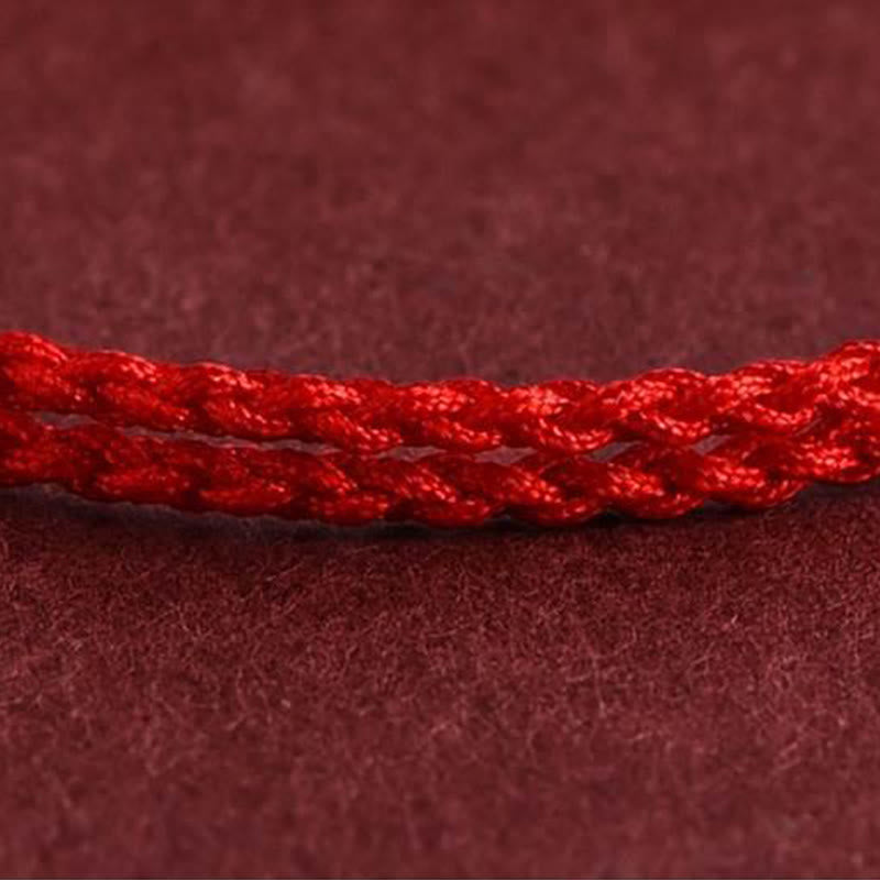 Five Copper Coins Design Braided String Protection Bracelet Anklet