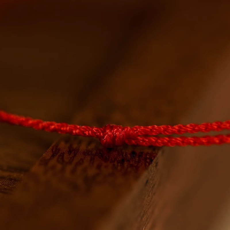 Gourd Hetian Jade Red String Prosperity Bracelet Anklet