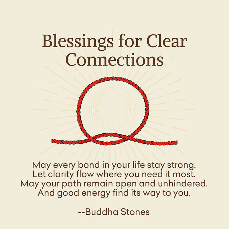 "Blessings for Clear Connections" 925 Sterling Silver Lucky Golden Bead String Bracelet Anklet Includes Gift Message Card