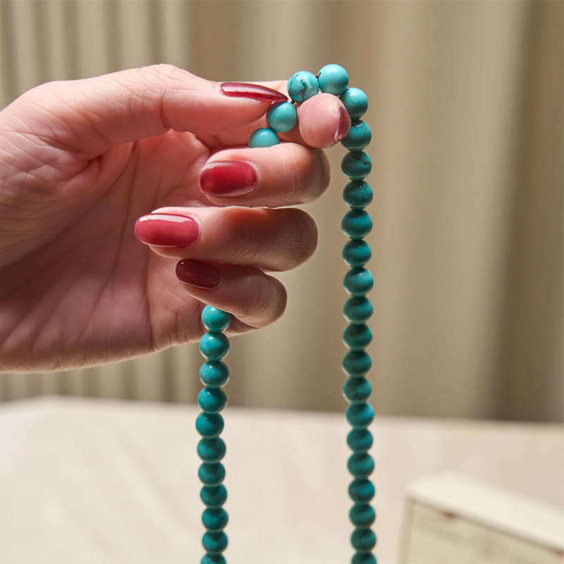 108 Beads Turquoise Wisdom Balance Mala