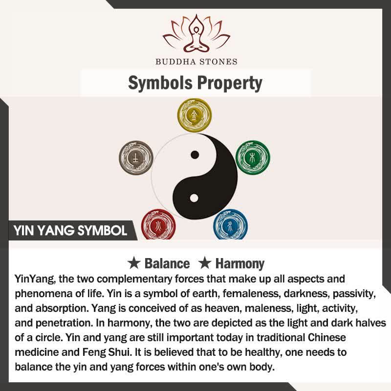 Brass Yinyang Turtle Black String Hand-Woven Wisdom Bracelet