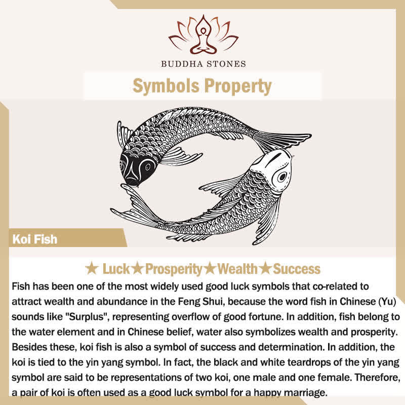 Koi Fish Luck Hand-Woven String Bracelet