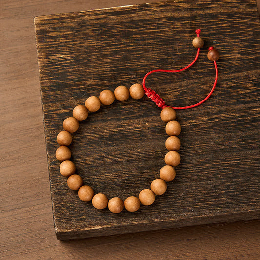 Sandalwood grounding Tibetan Sandalwood Beads Wrist Mala