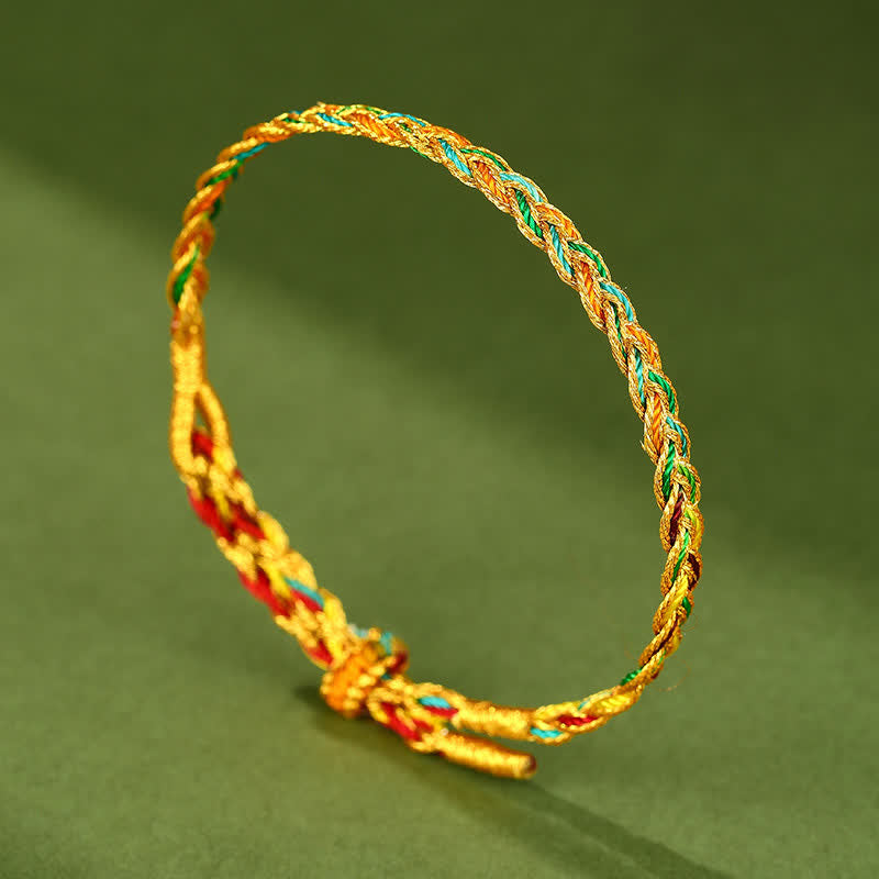 Hand-Woven Colorful Red String Luck Braided Bracelet