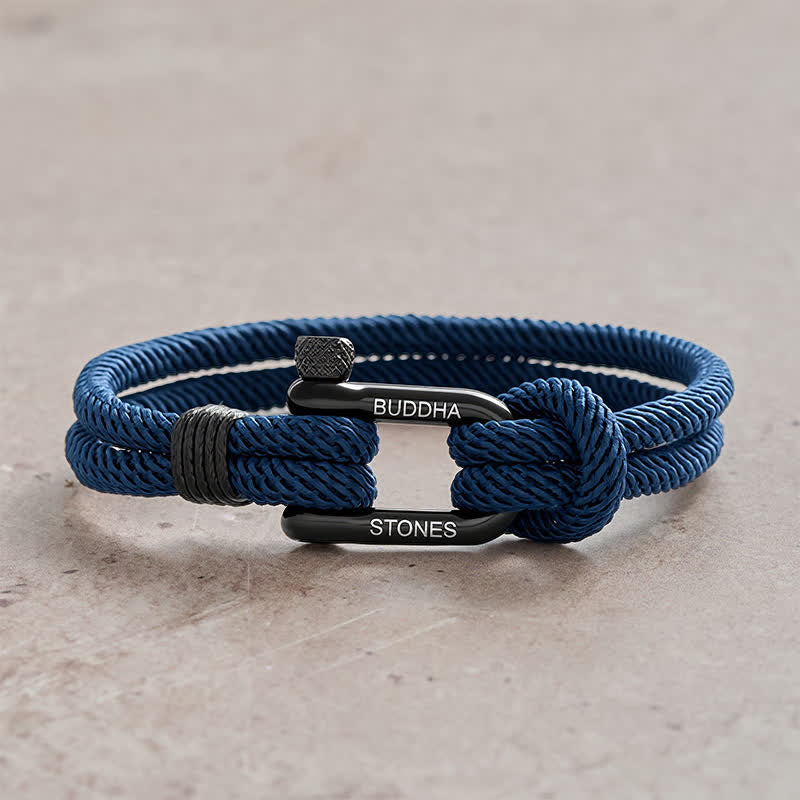 Titanium Steel Shackle Rope Strengthen Bracelet