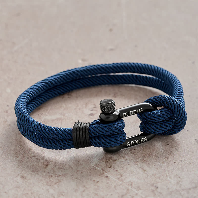 Titanium Steel Shackle Rope Strengthen Bracelet
