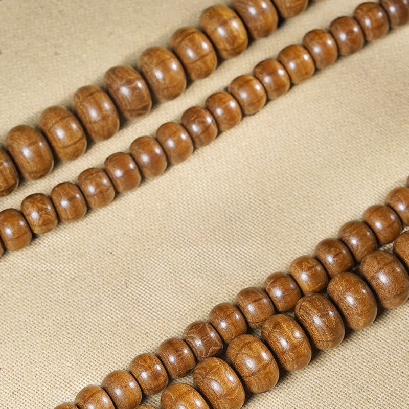 Natural Abelia Biflora Wood Protection 108 Bead Mala